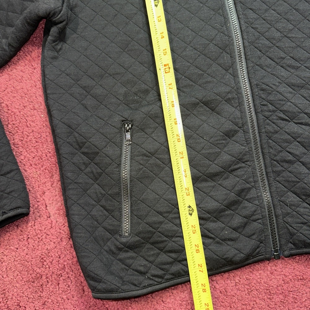 Marine Layer Mens Jacket Large Black Quilted Comfort Full Zip Corbet Outdoors - Picture 4 of 8